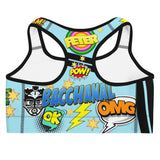 Soca Gives Me Power - Soutien-gorge de sport pour femme (Bleu)