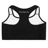 Choose LOVE and SOCA - Women's Sports Bra (Black)