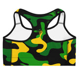 LOCAL - Soutien-gorge de sport camouflage Jamaïque pour femmes