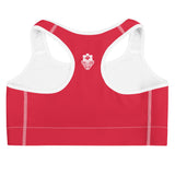 LOCAL - Soutien-gorge de sport pour femmes de Trinité-et-Tobago (rouge)