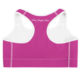 Choose LOVE and SOCA - Women's Sports Bra (Pink)