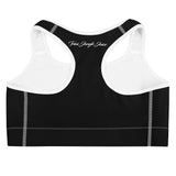 Choose LOVE and SOCA - Women's Sports Bra (Black)