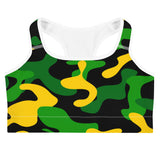 LOCAL - Soutien-gorge de sport camouflage Jamaïque pour femmes