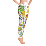 Soca Gives Me Power - Legging de yoga pour femme (Blanc)