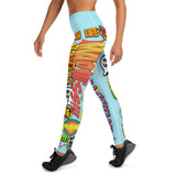 Soca Gives Me Power - Legging de yoga pour femme (Bleu)