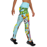 Soca Gives Me Power - Legging de yoga pour femme (Bleu)