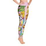 Soca Gives Me Power - Women's Yoga Leggings (Pink)