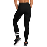 Choisissez LOVE et SOCA - Leggings de yoga pour femmes (Noir)