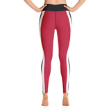 Drapeau de l'île - Leggings de yoga abstraits pour femmes de Trinité-et-Tobago