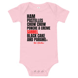 Taste of the Caribbean - Trini Christmas Baby One Piece