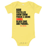 Taste of the Caribbean - Trini Christmas Baby One Piece