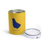 LOCAL - Barbados Tumbler (Yellow 10 oz) - Trini Jungle Juice Store
