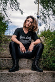 Caribbean Rich - Boss Lady T-shirt col V