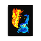 Traditional Mas Characters - Jab Molassie Canvas Print