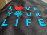 Caribbean Rich - Tablier brodé Love Your Life