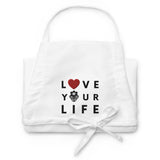 Caribbean Rich - Tablier brodé Love Your Life