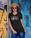 Caribbean Rich - Unisex V-Neck T-Shirt - Trini Jungle Juice Store