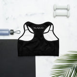 Choose LOVE and SOCA - Women's Sports Bra (Black)