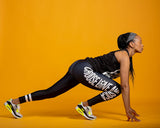 Choisissez LOVE et SOCA - Leggings pour femmes (Noir)