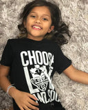Choose LOVE and SOCA - Youth T-Shirt (White Print) - Trini Jungle Juice Store