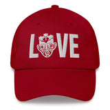 Choose LOVE and SOCA - LOVE Dad Hat (3D Puff Logo) - Trini Jungle Juice Store