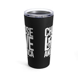 Choose LOVE and SOCA Tumbler (Black 20 oz) - Trini Jungle Juice Store
