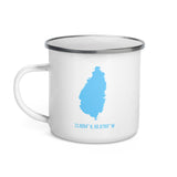 LOCAL - St. Lucia Enamel Mug (12 oz)