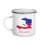 LOCAL - Tasse en émail Haïti (12 oz)