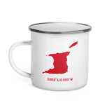 LOCAL - Trinidad and Tobago Enamel Mug w/ Coordinates (12 oz)