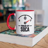 Fueled By Soca Mug (Color Inside) - Trini Jungle Juice Store