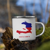 LOCAL - Tasse en émail Haïti (12 oz)