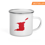 LOCAL - Trinidad and Tobago Enamel Mug (12 oz) - Trini Jungle Juice Store