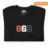 LOCAL - Indicatif régional 868 Trinité-et-Tobago T-shirt unisexe
