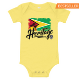 Heritage - Guyana Baby One Piece - Trini Jungle Juice Store
