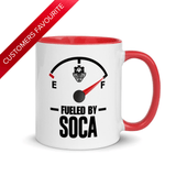 Fueled By Soca Mug (Color Inside) - Trini Jungle Juice Store