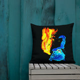 Traditional Mas Characters - Jab Molassie Throw Pillow