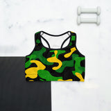 LOCAL - Soutien-gorge de sport camouflage Jamaïque pour femmes