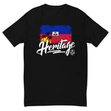 Heritage - Haiti Men's Premium Fitted T-Shirt - Trini Jungle Juice Store