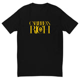 Caribbean Rich - T-shirt ajusté premium pour hommes (imprimé doré)