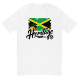 Heritage - Jamaica Men's Premium Fitted T-Shirt - Trini Jungle Juice Store