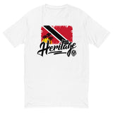 Heritage - Trinidad and Tobago Men's Premium Fitted T-Shirt - Trini Jungle Juice Store
