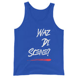 Caribbean Sayings - Waz Di Scene Unisex Tank Top