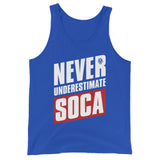 Never Underestimate Soca Unisex Tank Top