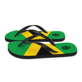 Island Flag - Jamaica Flip Flops - Trini Jungle Juice Store