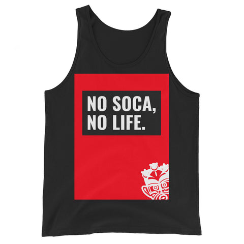 We Soca - No Soca, No Life Unisex Tank Top - Trini Jungle Juice Store