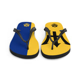 Island Flag - Barbados Flip Flops - Trini Jungle Juice Store