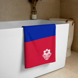 Beach Towel - Haiti Flag - Trini Jungle Juice Store