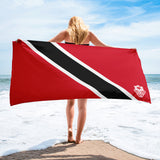 Beach Towel - Trinidad and Tobago Flag - Trini Jungle Juice Store