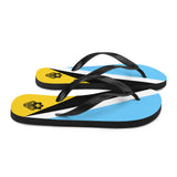 Island Flag - St. Lucia Flip Flops - Trini Jungle Juice Store