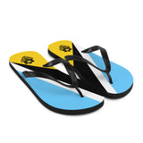 Island Flag - St. Lucia Flip Flops - Trini Jungle Juice Store